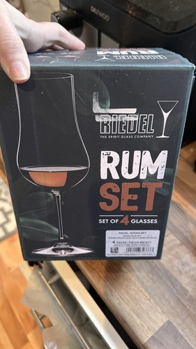 Riedel piece crystal rum - riedel, 4-piece