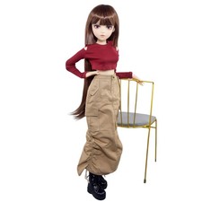 60cm Height Girl Doll Upgrade Makeup Face Lifelike 1/3 Scale BJD Doll Girls Gift