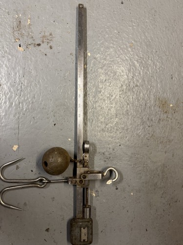 Antique butchers weight scales - antique,