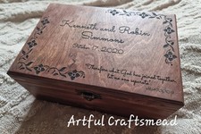 Personalised Wooden Memory Box