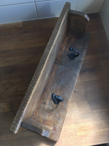 Wooden wall shelf - wall, +