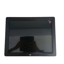 Black Digital Photo Frame 12.1" TFT- LCD Display with Built- in Stereo Speakers