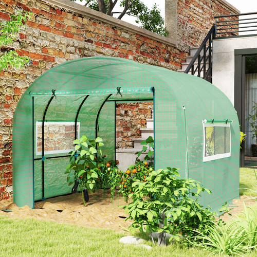 Polytunnel greenhouse with - greenhouse,