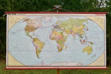 VINTAGE | SCHOOL WALL MAP