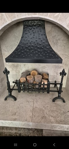 Cast iron fire grate - cast,