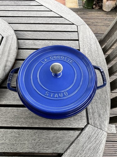 Staub cocotte 26cm blue - la,