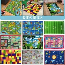 Kids Rugs Toddler Toys Play Mat Girls Boys Bedroom Crawling Soft Nursery Carpets
