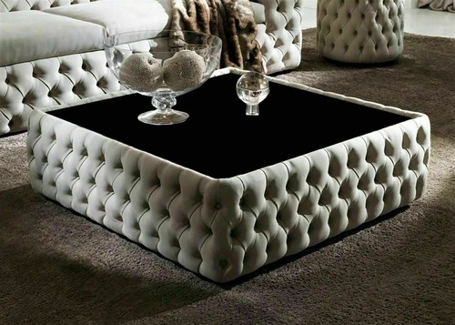 Upholstered coffee table - upholstered,
