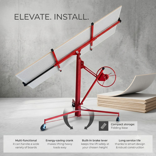 Drywall panel lift hoist - panel, lift/hoist