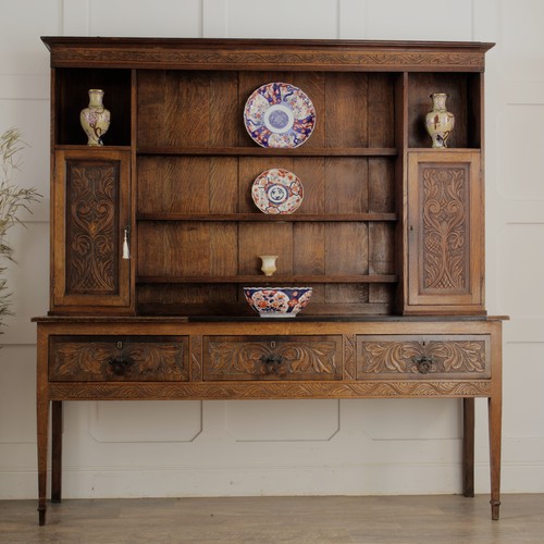 Mid 19th century carved - carved, oak