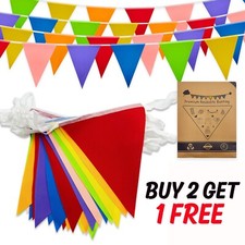 Multicolour bunting flags - bunting,