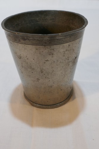 Antique pewter measure - antique,