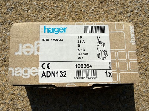Hager b32 amp rcbo type - b32,