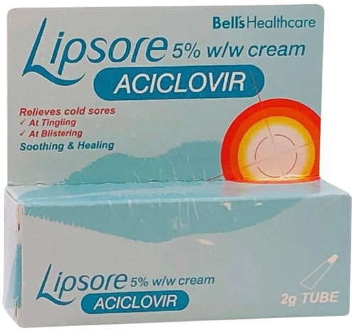 Cold sore cream w - 1x, w/w