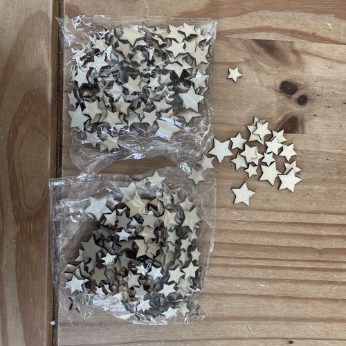 Wooden stars laser cut - laser, mdf