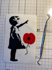 Banksy Girl with  Remembrance