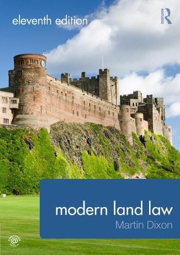 Modern land law dixon martin - modern,