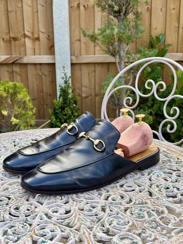 Gucci black princetown mules - gucci,