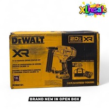 DeWalt DCN681D1 20V MAX Cordless Lithium-Ion 18Ga Narrow Crown Stapler Kit - NEW