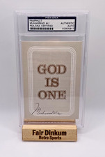 Muhammad Ali Heavyweight Champ Boxing "GOD IS ONE" Pamphlet SIGNED PSA/DNA AUTO
