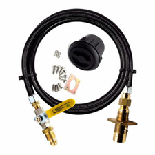 LPG GPL Gas Bottle Adaptor Kit Bayonet Filling Point & Pol Swivel Adaptor New