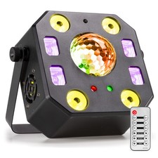 BeamZ LightBox5 DJ Light Effect 5-in-1 Strobe Laser Jellyball UV