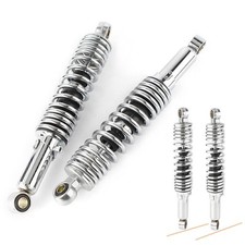 12.5" 320mm Rear Shock Absorbers Kit for Suzuki GS 125 150 Chrome Pair