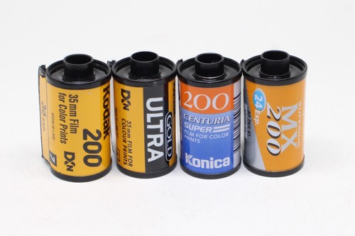 Four 35mm film rolls - 35mm,