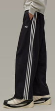 Y-3 adidas 3-Stripes Track Pants Black Women’s M NWT $330 Streetwear Sold Out!