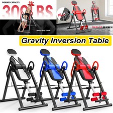 PRO GRAVITY INVERSION TABLE FOLDABLE BACK NECK PAIN EXERCISE THERAPY BENCH