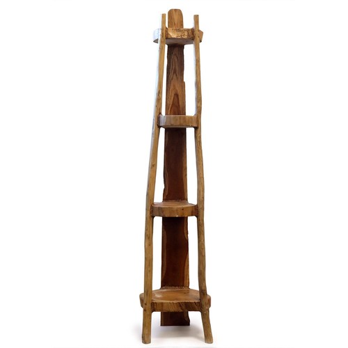 Natural teak corner unit - teak,
