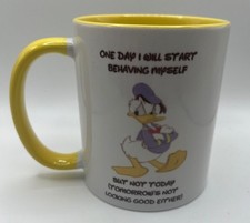 DONALD DUCK MUG WITH YELLOW