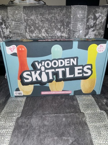 Toys wooden skittles set - set, |