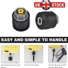 For Karcher K2-K7 Pressure Washer Hose Connector Converter Outlet Adapter M22