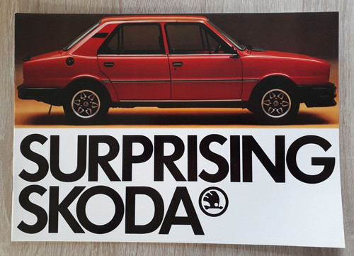 Skoda range brochure 1980 - skoda,