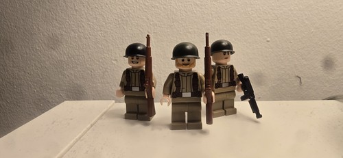 Real lego ww2 american soldier - real,