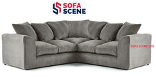 Jumbo Cord Corner Sofa Suite