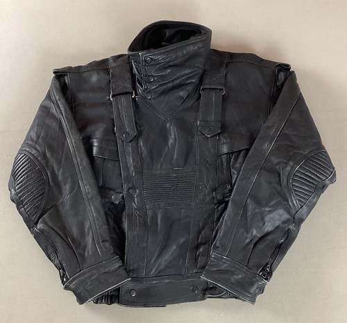 Vintage leather biker - leather,