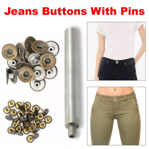 20mm bronze jeans buttons - 20mm,