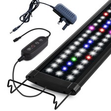 Marine Aquarium LED Light Lighting 30-115cm Aqua Fish Tank Full Spectrum Lamp UK