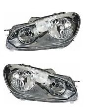 Vw Golf 2008-2013 Hatchback Mk6 5K1 Headlight Headlamp Pair Right & Left