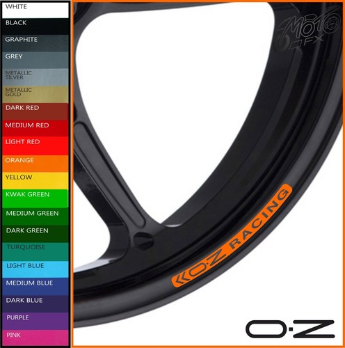 Racing wheel rim - oz, stickers
