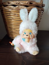 Vintage Monchhichi Rabbit Rare Monchichi Moncicci 70s/80cm. 25