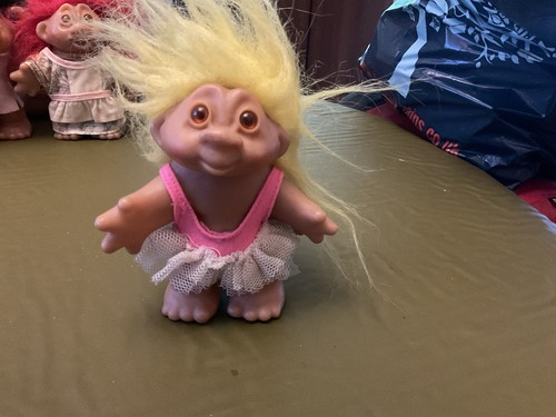 Vintage 1986 dam troll yellow - 1986,