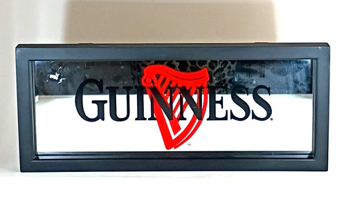 Guinness pub mirror breweriana - guinness,