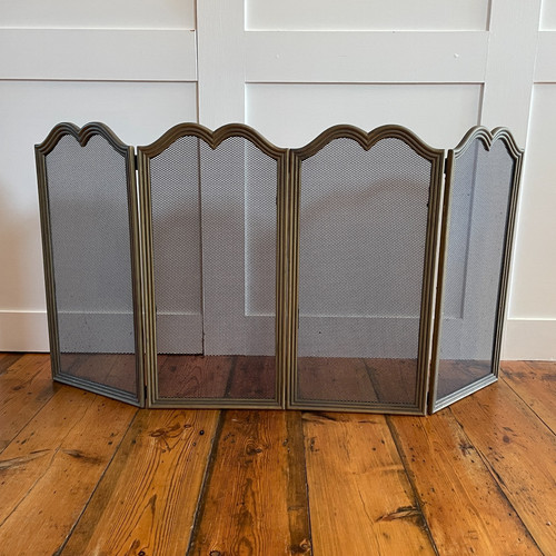 Antique fireguard fireplace - antique,
