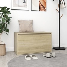 Hall Bench Sonoma Oak 80x40x45cm Engineered Wood Seat