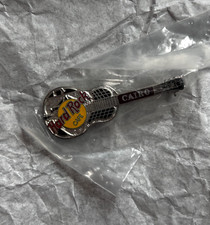 Hard Rock Cafe Cairo Steel Dobro Lapel Stick Pin – Vintage Hard Rock Collectible