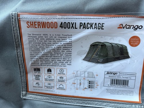 Vango sherwood 400xl package - sherwood,