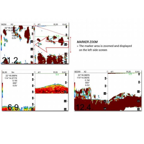 Marine chart plotter - marine, fish